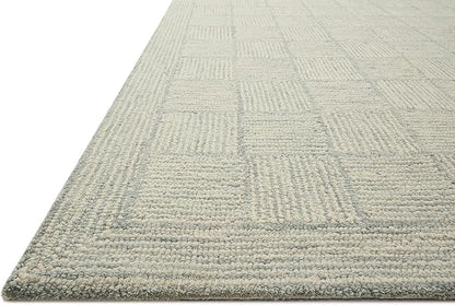 Loloi Chris Loves Julia Francis Collection FRA-03 Silver/Sky 8'-6" x 12' Area Rug