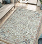 Keen Home Design 8x10 Rug - Machine Washable Area Rug with Non-Slip Backing, Ideal for Living Room, Dining Room, Bedroom - Vintage, Easy Clean, Durable, Low Pile Rug - (8' x 10')