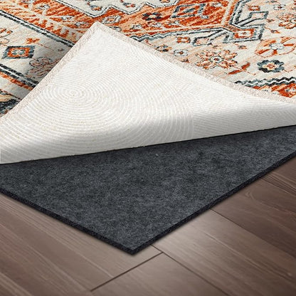100% Waterproof Rug pad, 4x6 ft Area Rug Non-Slip Rug Pads, Carpet Pads for All Floors and finishes, Felt pad for Hardwood Floors, Keep Carpets in Place Soft and Secure