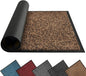 Mibao Front Door Mat, Dirt Trapper Welcome Mat for Outdoor Indoor, Non-Slip Waterproof Doormat, Durable Machine Washable Low Profile Entry Rug for Back Door Outside Patio Porch, 30" x 18", Brown