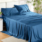 Bedsure California King Sheet Sets, Cooling Sheets, Rayon Derived from Bamboo, Breathable & Soft, Deep Pocket Up to 16 Inches, Hotel Luxury Silky Bedding for Hot Sleepers, Teal
