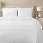 Superior 3 Piece Bedspread Set, Home Bed Decor, Decorative Bed Spread, 2 Pillow Shams, Medium Weight Blanket, Floral Matelasse Coverlet, Bedding Essentials, Enzy Collection, Full, White