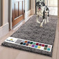 Muddy Mat® | Super Absorbent Door Mat Indoor, Microfiber Quick Dry Chenille Entryway Rug, Non-Slip Front Door Mat, Indoor Mats for Entryway, Machine Washable Pet Rug, Charcoal 24" x 96"