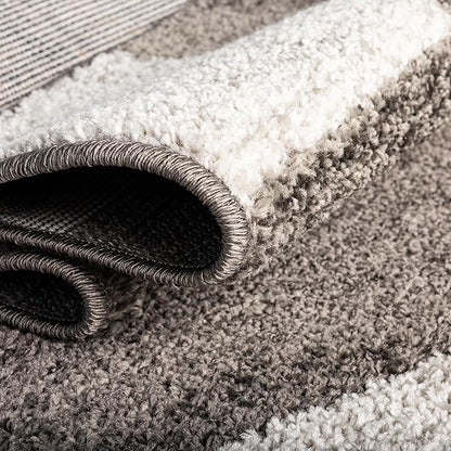 Unique Loom Autumn Collection Area Rug - Providence (3' 3" x 5' 3" Oval, Gray/ Ivory)