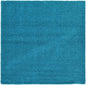 Unique Loom Solid Shag Collection Area Rug (8' Square, Turquoise)