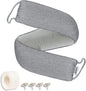 TORRAMI 38" Door Draft Stopper Under Bottom Insulation Noise Air Stopper 2.2LB,Draft Stopper Guard Seal for Doors and Windows - Dark Gray