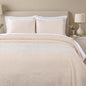 Superior 3 Piece Bedspread Set, Home Bed Decor, Decorative Bed Spread, 2 Pillow Shams, Medium Weight Blanket, Floral Matelasse Coverlet, Bedding Essentials, Enzy Collection, King, Ivory
