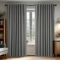 Deconovo Blackout Curtains, Thermal Insulated, W70 x L108 2 Panels, Back Tab, Machine Washable, Room-Darkening Drapes for Bedroom/Living Room Light Grey