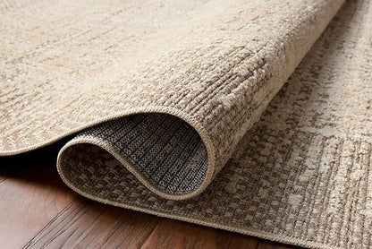 Loloi Amber Lewis Bexley Collection BEX-06 Natural/Taupe 2'-7" x 10'-0" Runner Rug Neutral, Textured, Living, Bedroom, Dining, Carpet