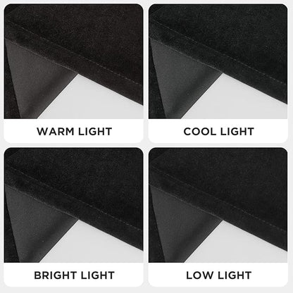 Joydeco Black Velvet Curtains 72 Inches Long, Luxury Grommet Blackout Curtain 2 Panels, Thermal Insulated Privacy Room Darkening Window Drapes for Bedroom Living Room Home Theatre (52Wx72L)