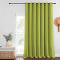 NICETOWN Blackout Curtains for Sliding Glass Door Room Divider Noise Reduce Curtain Panel Portable Window Screen Sliding Partition, W100 x L102 inches, 1 Panel, Fresh Green