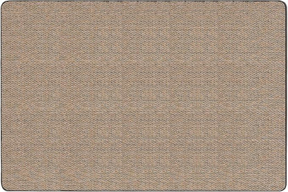 House, Home and More Skid-Resistant Carpet Indoor Area Rug Floor Mat - Black Ripple - 8 Ft X 12 Ft - Non Slip Rubber Backing, Stain Resistant, Dog Friendly, Living Room Bedroom Kitchen Entryway