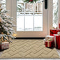 hicorfe Front Door Mat Outside Entrance,20"x31.5" Absorbent Muddy Dirt Resist Welcome Door Mats Outdoor Indoor,Stain and Fade Resistant,Non Slip Backing Entry Mat Doormat for Entryway(Beige)