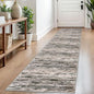 2x8 Modern Abstract Runner Rug for Hallways, Brown Green Black White Super Soft Hallway Decor Kitchen Rugs with Non-Slip, Non-Shedding Washable Rug for Entryway Bedroom Indoor