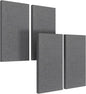 UMIACOUSTICS 4 PCS Fiberglass Acoustic Panels, 2“ Thick 23.6" x 11.8" Sound Absorbing Panels, Heather