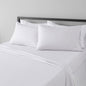 Amazon Basics Lightweight Super Soft, Wrinkle Free Breathable Microfiber 4 Piece Bed Sheet Set With 14-Inch Deep Pockets, Full, Gray Crosshatch, Printed