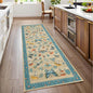 Mushroom Insect 2x6 Runner Rug for Hallway Washable Kitchen Rugs Non Slip with Rubber Back Khaki Blue Low-Pile Stain Resistant Indoor Carpet for Entryway Bathroom Laundry Dorm