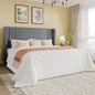 SHA CERLIN Full Size Velvet Upholstered Platform Bed Frame with Vertical Channel Tufted Wingback Headboard, Wooden Slats Support, Easy Assembly, Under Bed Storage, No Box Spring Required, Grey