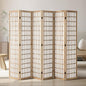 VEVOR Room Divider, 6 Panel Japanese Room Divider, Wood Folding Privacy Screen Indoor, Partition Dividers Portable Decoration Screens, for Room Separation Home Office Restaurant & Bedroom(Natural)
