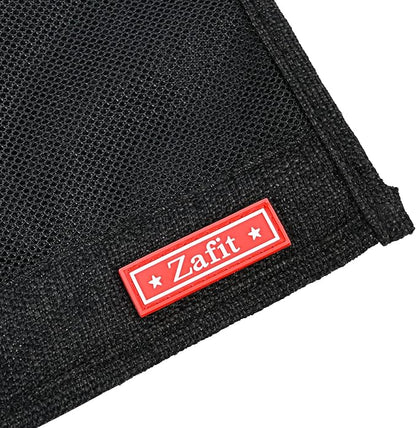 Zafit Linen Bedside Caddy, Bedside Storage Organizer for Hospital Beds, College Dorm Rooms or Baby Bed (6 Pockets-Black)