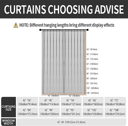 WdFour 42x84 Inch Blackout Curtains - Thermal Insulated Pinch Pleated Drapes, 100% Light Blocking, Extra Long Back Tab Panels for Bedroom & Living Room, Pack of 2 (Greyish White)