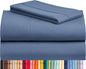 LuxClub 3 PC Twin Sheet Set, Deep Pockets Wrinkle Free Cooling Bed Sheets Hotel Bedding for Women, Men, Kids & Teens, Includes 1 Fitted Sheet, 1 Flat Sheet and 1 Pillowcase-Silky Soft Oxford