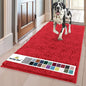 Muddy Mat® Shown on TV – Super Absorbent Door Mat Indoor, Microfiber Quick Dry Chenille Entryway Rug, Non-Slip Front Door Mat, Indoor Mats for Entryway, Machine Washable Pet Rug, Red 36"x72"