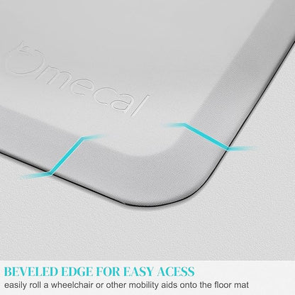 Fall Mats for Elderly Senior Handicap Fall Prevention Pad, Bedside Safety Floor Mat, Bed Falling Protection, Non Slip, Beveled Edge, Anti Fatigue