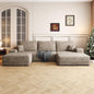 108" Sectional Couches for Living Room Modern Modular Sofa with L-Shape Couchs Upholstered Boneless Couch Deep Seat Sectional Couch with Chaise (Camel, Right Facing Chaise+2Seaters+1Ottoman)