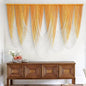 IOWER Macrame Wall Hanging Large Yellow Yarn Tapestry Headboard Decor Handmade Fiber Art Backdrop for Boho Bedroom, Living Room, 57" W x 41" L