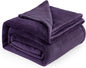 Bedsure GentleSoft Fleece Bed Blankets Large Size Purple - Soft Lightweight Fuzzy Cozy Luxury Oversized King Blanket Microfiber, Room Home Decor Gifts for Women and Men, 120x120 inches