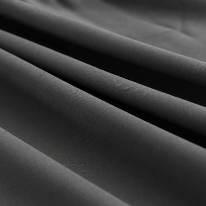 TSUTOMI Bed Skirt King Size Ruffled Bed Skirt with Split Corners, 18 Inch Drop Dust Ruffle Bed Skirts with Platform, Gathered Style, 100% Microfiber, Black