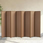 8 Panel Room Divider and Extra Wide Folding Privacy Screen, 126" W x 67" H, Bamboo Room Divider for Room Separation