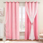 XiDi Curtains for Bedroom Decor Pink52/84/1