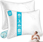Xtreme Comforts 2-Pack Pillows for Sleeping Made in The USA Sleep Adjustable King Memory Foam Pillow for Side, Back & Stomach Sleepers w/Removable Cooling Zipper Cover