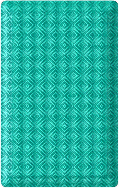 Ophanie Kitchen Mats for Floor, 3/4 Inch Thick Kitchen Rugs, 20''x32'' Anti Fatigue Standing Cushioned Mat, Waterproof,Comfort Ergonomic Mat for Office, Home, Sink, Teal Non-Slip Bottom