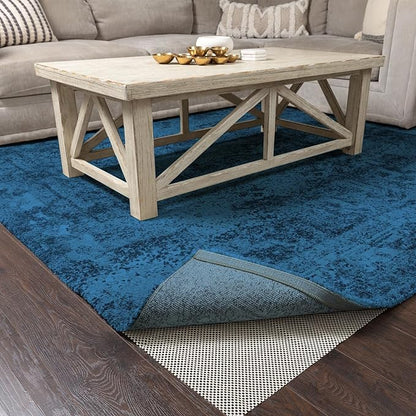 Veken Non Slip Rug Pad Gripper 8 x 10 Feet Extra Thick Pads for Any Hard Surface Floors, Keep Your Rugs Safe and in Place, Under Carpet Anti Skid Mat