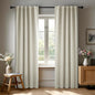 Deconovo Blackout Curtains, Thermal Insulated, W42 x L84 2 Panels, Back Tab, Machine Washable, Room-Darkening Drapes for Bedroom/Living Room Light Beige