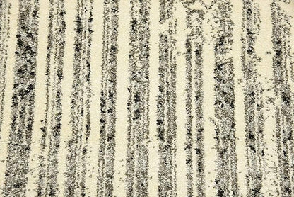 Unique Loom Del Mar Collection Area Rug - Jennifer (3' 3" Round, Gray/ Black)