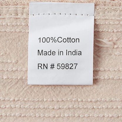 Beatrice Home Fashions Medallion Chenille Bedspread, Queen, Blush