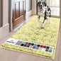 Muddy Mat® | Super Absorbent Door Mat Indoor, Microfiber Quick Dry Chenille Entryway Rug, Non-Slip Front Door Mat, Indoor Mats for Entryway, Machine Washable Pet Rug, Yellow 24" x 72"
