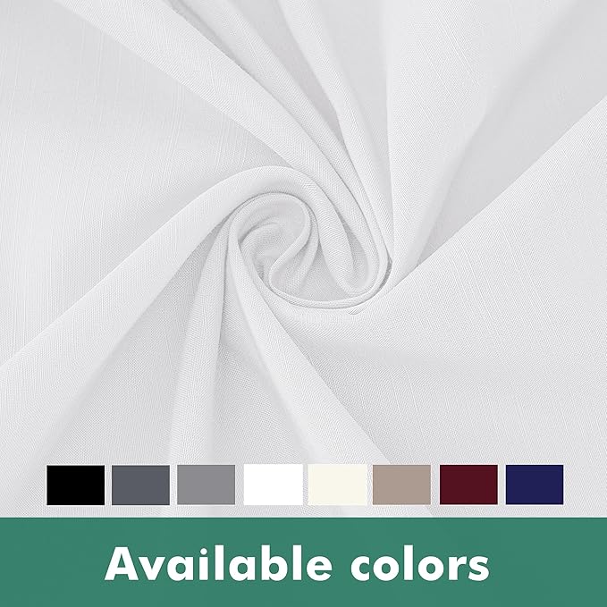 Biscaynebay Wrap Around Bed Skirts with Split Corners for Full Beds 21" Drop, White Adjustable Elastic Dust Ruffles Easy Fit Wrinkle & Fade Resistant Silky Luxurious Fabric Machine Washable