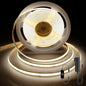 COB LED Strip,LED Strip Lights 3M/9.84ft,Touch Dimmable LED Strips,CRI90+,4000K Natural White cob led,1600LEDs,24V LED Tape Lights,Indoor for Bedroom, Kitchen, TV, Mirror,Cabinet