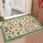 Mushroom Small Rug 2x3 Washable Door Mat Indoor Rugs for Entryway Non-Slip Soft Ultra-Thin Stain Resistant Foldable Rugs Kitchen Bedroom Living Room Khaki Green