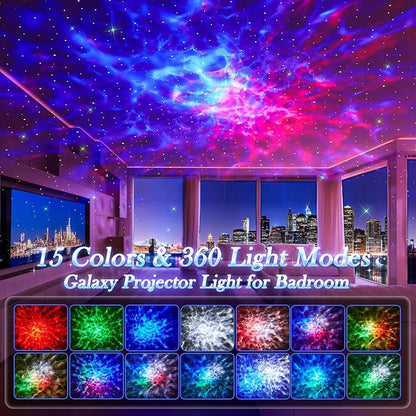 PIKOY INS Northern Lights Projector Star Projector Brown