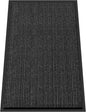 Kuyal Front Door Mat, 3'x5' Indoor Outdoor Entrance Mat, Commercial Floor Mats Inside Outside Entrance, Heavy Duty Durable Welcome, Rubber Backing Non Slip Outdoor Mats for Entryway,Black