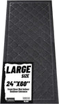 Front Door Mat Indoor Outdoor Entrance, 24" x 60" All-Season Heavy Duty Waterproof Doormat, Non-Slip Absorbent Entryway Mat, Easy to Clean, Low Profile Commercial Floor Mat for Indoor Outdoor