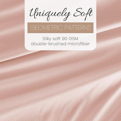 Linen Market 4 Piece California King Bedding Sheet Set (Pink Hearts) - Sleep Better Than Ever with These Ultra-Soft Cooling Bed Sheets for Your California King Size Bed - Deep Pocket Fits 16" Mattress