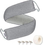 TORRAMI 30" Door Draft Stopper Under Bottom Insulation Noise Air Stopper 2.07LB,Draft Stopper Guard Seal for Doors and Windows - Dark Gray