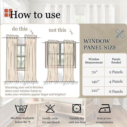 Olive Green Linen Blackout Curtains - 84 Inch Long Total Black Out Curtains for Bedroom Living Room, Thermal Insulated Room Darkening Light Blocking Faux Linen Curtains Each 52x84 Inch 2 Panels